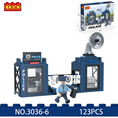 Cogo Police Policejní stanice 123 ks