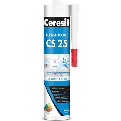 Ceresit CS 25 Sanitárny Silikón 280 g iron grey
