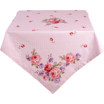 Clayre & Eef Ubrus Dotty Rose 100x100 cm