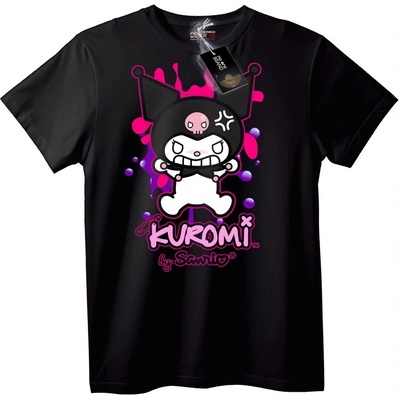 NOONEBRAND Тениска Kuro Mi от Sanrio - 5XL, Black