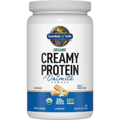 Garden of Life Organic Creamy Protein with Oat Milk [860 грама] Ванилия с бисквита