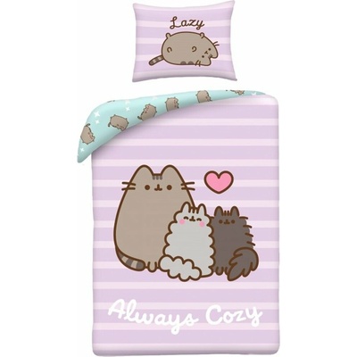 Halantex obliečky z mikrovlákna Pusheen motív Always Cozy 70x90 140x200