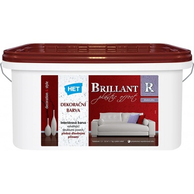 HET Brillant P DEKORAČNÝ NÁTER BIELY 5kg