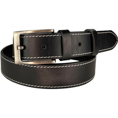 Penny Belts pánský kožený opasek 35-1B-9 černý