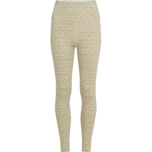 Icebreaker Дамско мериносово термобельо Icebreaker Women's Merino 260 Oasis Leggings Alpine Geo Merino base layer - Undyed / Cumin / J - размер XS (115-2830-0211)