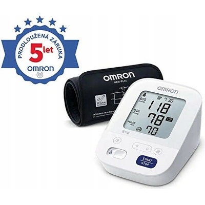 OMRON Tonometr M3 Comfort Intelli pažní+síť.zdroj – Zboží Dáma