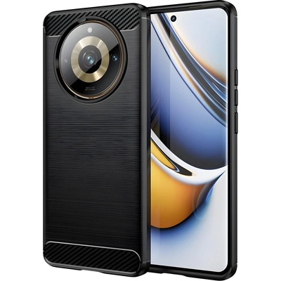 realme Carbon Shield TPU калъф за Realme 11 Pro/11 Pro Plus - Черен KP27947