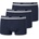 Uncover By Schiesser Боксерки Uncover By Schiesser 3-Pack Boxer - Dark Blue