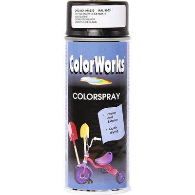 Colorworks sprej 400 ml RAL 9005 černá matná