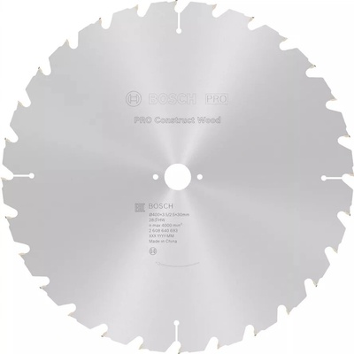 Kotouč na dřevo pro stolní pily 400x30mm BOSCH