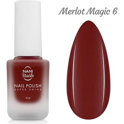 Nani lak na nehty Super Shine Merlot Magic 10 ml