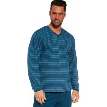 Cornette Various 139/37 pánské pyžamo dlouhé tm.tyrkysové