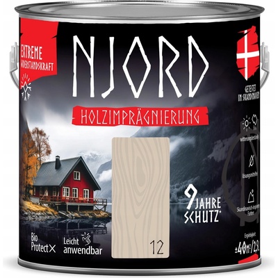 Impregnace na dřevo odolná vůči povětrnostním vlivům Normal (12) Neblige Wiese - 2,5L