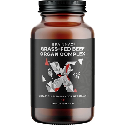 BrainMax Grass-Fed Beef Organ complex hovädzie orgány 240 kapsúl