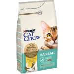  Суха храна за котки PURINA CAT CHOW Cat, Hairball Control с Naturium, с пиле - 1.5кг