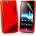 Sony ST23i Xperia Miro Силиконов Калъф червен + Протектор