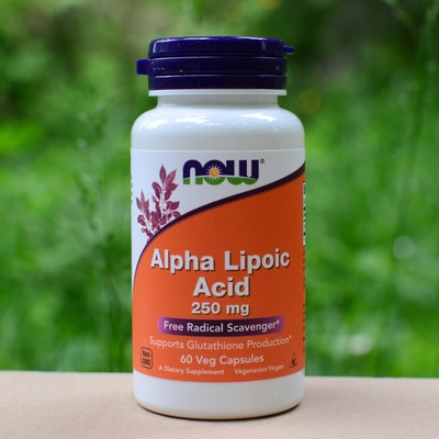 Now Foods Kyselina alfa-lipoová 250 mg 60 kapsúl