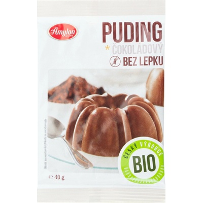 AMYLON Puding čokoládový bezgluténový 40 g BIO