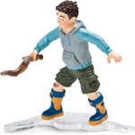 Schleich Фигурка Schleich Farm Life - Момче с пръчка (13904) - baby