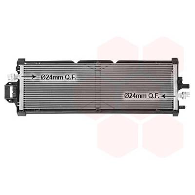 Chladič, chlazení motoru VAN WEZEL 69012701