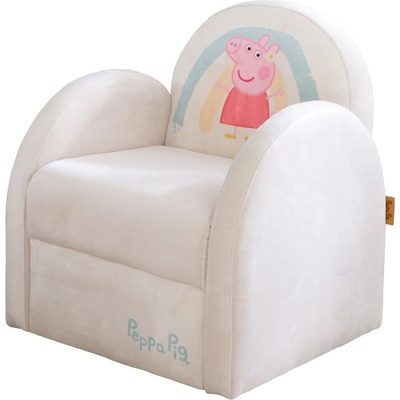 Roba Peppa Pig dětské křesílko bílá 44 cm 50 cm 45 cm