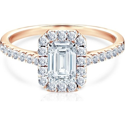 Savicky zásnubní prsten růžové zlato diamant RE16192EG05R