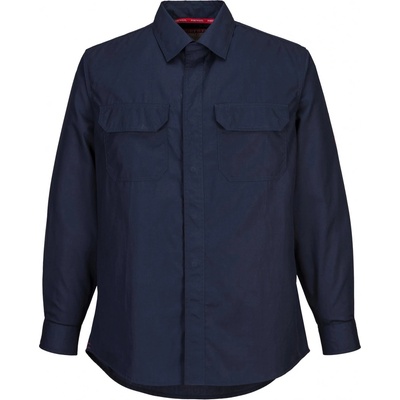 PortWest Bizflame PLUS FR69 Nehořlavá antistatická košile námořní modrá