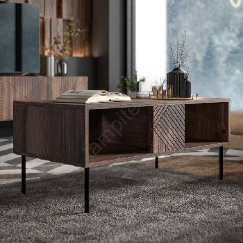 Mirjan24 Масичка за кафе DECO 46x100 см орех вармия (MJ0119)