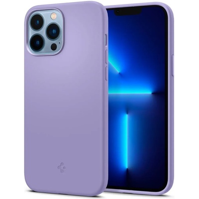 Spigen Матов Силиконов Калъф за iPhone 13 Pro Max, Spigen Silicone Fit Case, Лилав (ACS03231)