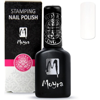 Smart Stamping Nail Polish Moyra SPS 02 biely