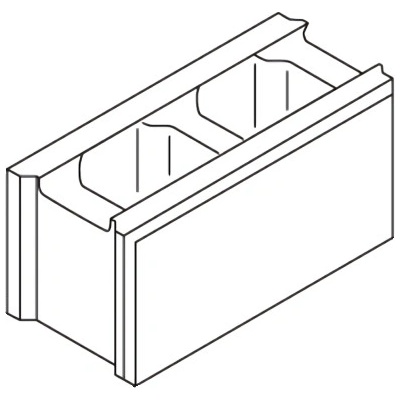 BEST Zdicí tvarovka Best LUNETA II 40x20x20 cm karamel – Hledejceny.cz