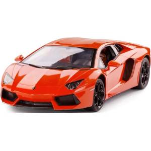 Rastar Детска играчка Rastar - Кола Lamborghini Aventador LP700, с волан контролер, 1: 14, оранжева (43000-8) - ozone