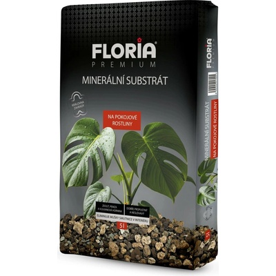 Agro CS Floria Premium Minerální substrát na pokojové rostliny 5 l