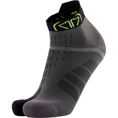 SIDAS Чорапи Sidas T-Free Run, сиви/черни (CSORURTFRE24_GRBK)