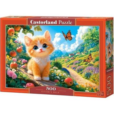 Castorland Пъзел Castorland от 500 части - Котешка разходка (В-54213)