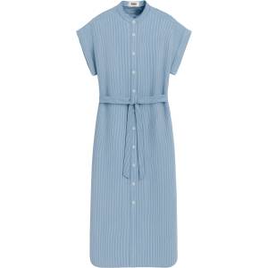 Ecoalf Дамска рокля Ecoalf Women's Amatista Dress - Off White Blue Stripe - размер XS (134-1738-0111)