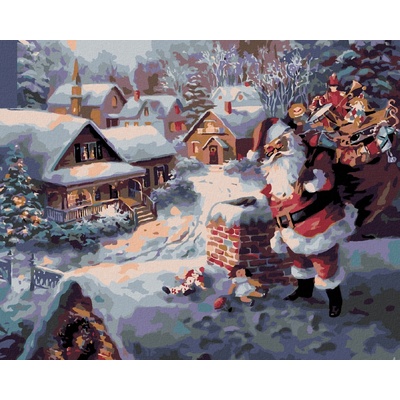 Zuty Malování podle čísel SANTA CLAUS S DÁRKY