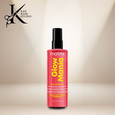 Matrix Запечатващ балсам без изплакване за защита на цвета и блясък Glow Mania 250 ml