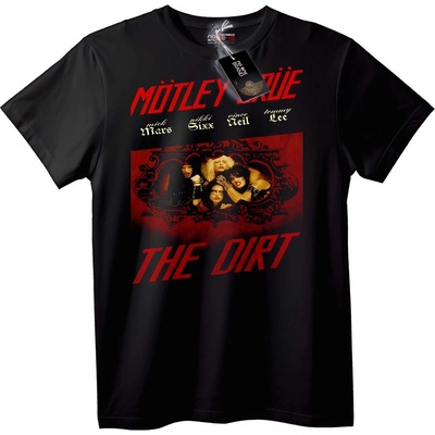 NOONEBRAND Тениска Mötley Crüe Мръсотията - 2XL, White