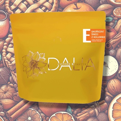 Dalia Coffee Skořicoví šneci z Kolumbie Světlé filtr káva 250 g