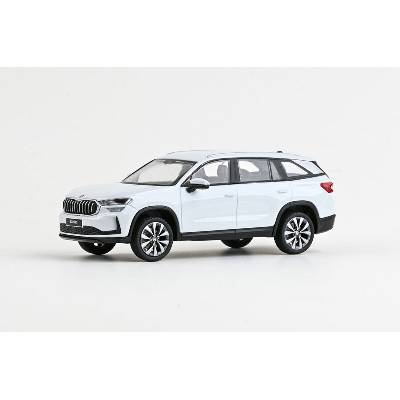 Abrex Škoda Kodiaq II 2023 Bílá Moon Metalíza 1:43