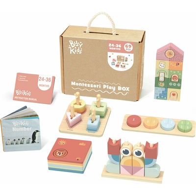 BusyKids Montessori Edukační box pro děti 24 - 36měsíců – Zbozi.Blesk.cz