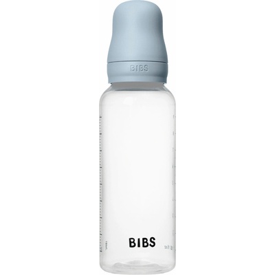 Bibs antikoliková fľaša s kaučuk cumlíkom Baby Blue 270ml