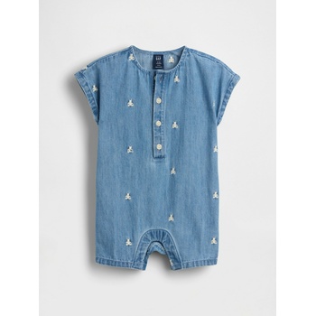 GAP Бебешки дънков гащеризон Brannan Bear GAP GAP | Sin | Момчешки | 6-12 месеца