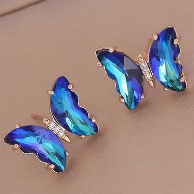 Izmael náušnice Lory Modrá KP29242