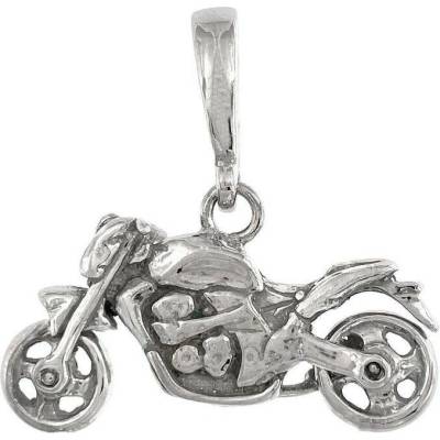 Infinitysilver Stříbrný přívěsek motorka 441450
