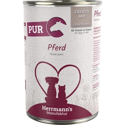 Herrmann´s Kreativ-Mix čisté mäso bio kačacie 12 x 400 g