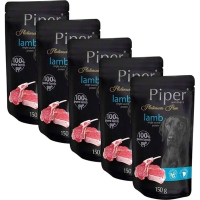 Piper Platinum Pure Adult jahňa 5 x 150 g