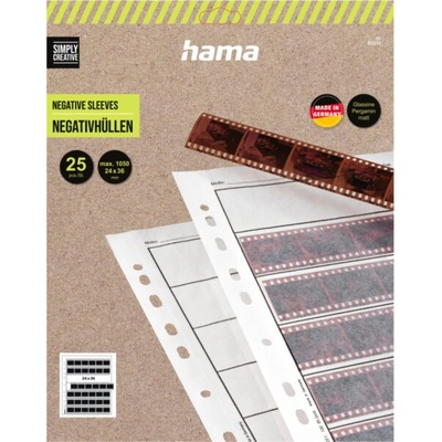 Hama obal na negativ, 24x36 mm, pergamen matný, 260x310 mm, 25 ks