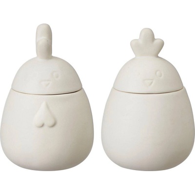 Textilomanie Velikonoční dolomitová dóza kuřátko TUPP & HÖNA více variant